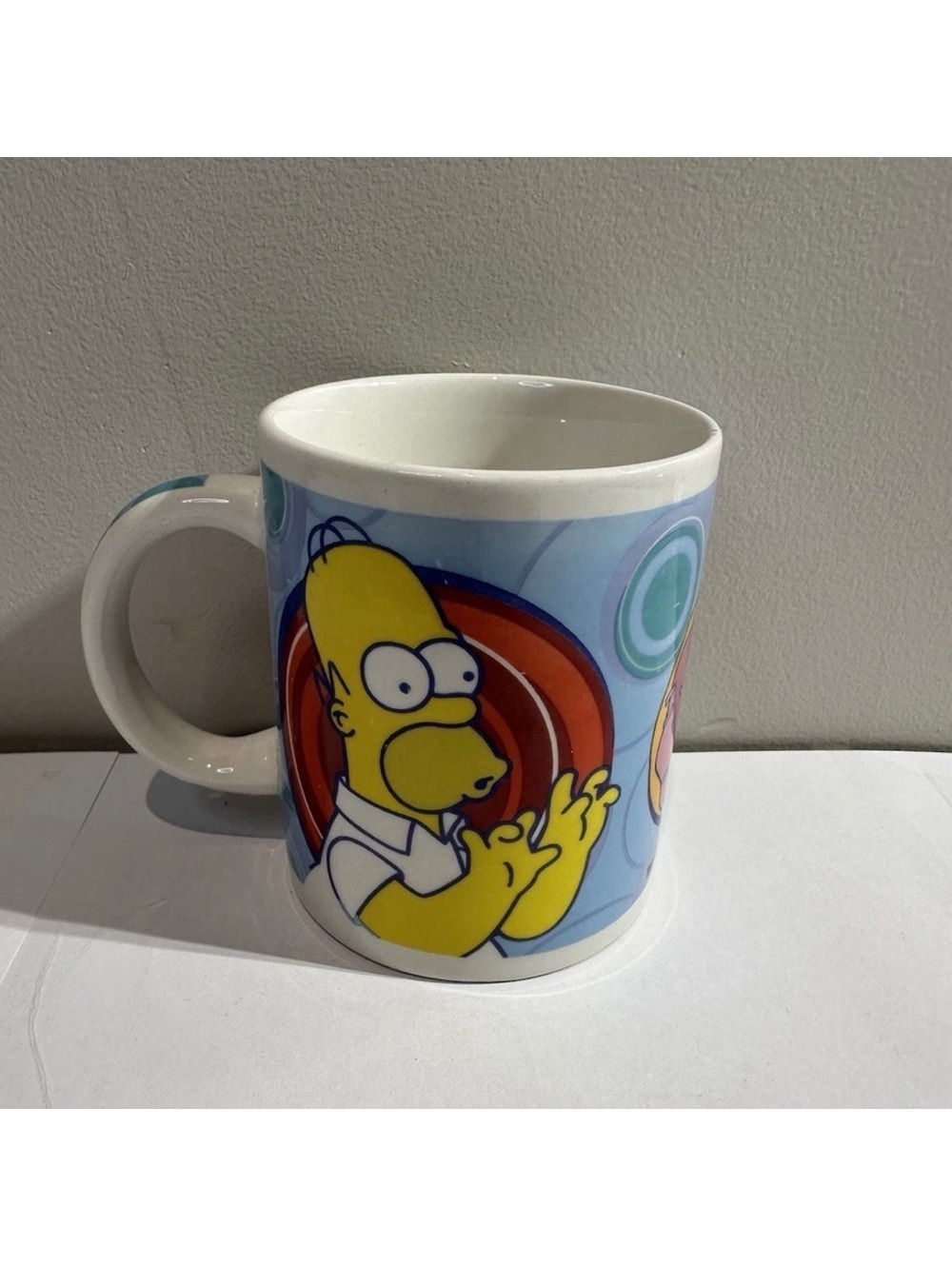The Simpsons Homer Ceramic Coffee Mug Cartoon TV Show Collectible Cup